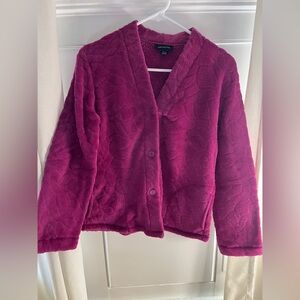 Jones New York Pink Light Jacket / Cardigan Size M